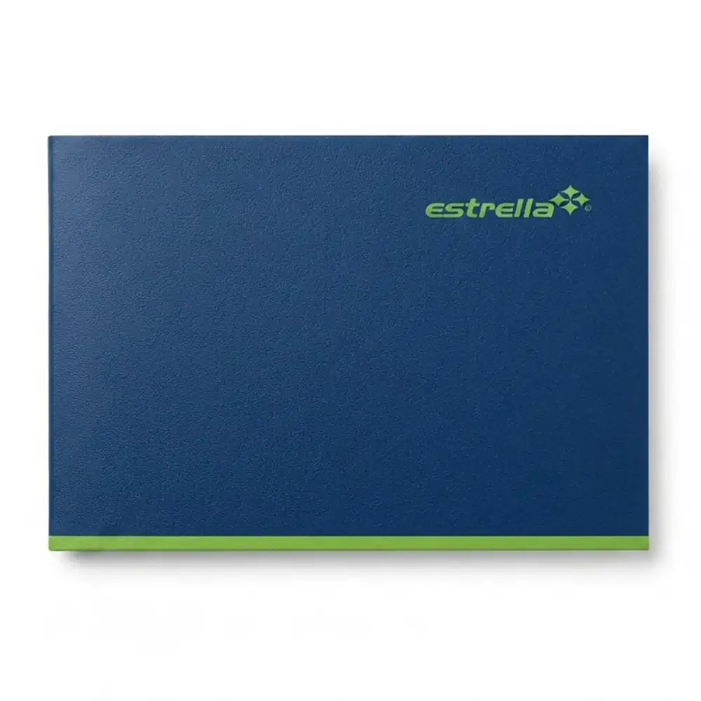Libreta - cuaderno cosido estrella con 100 hojas de cuadro chico, variedad de colores