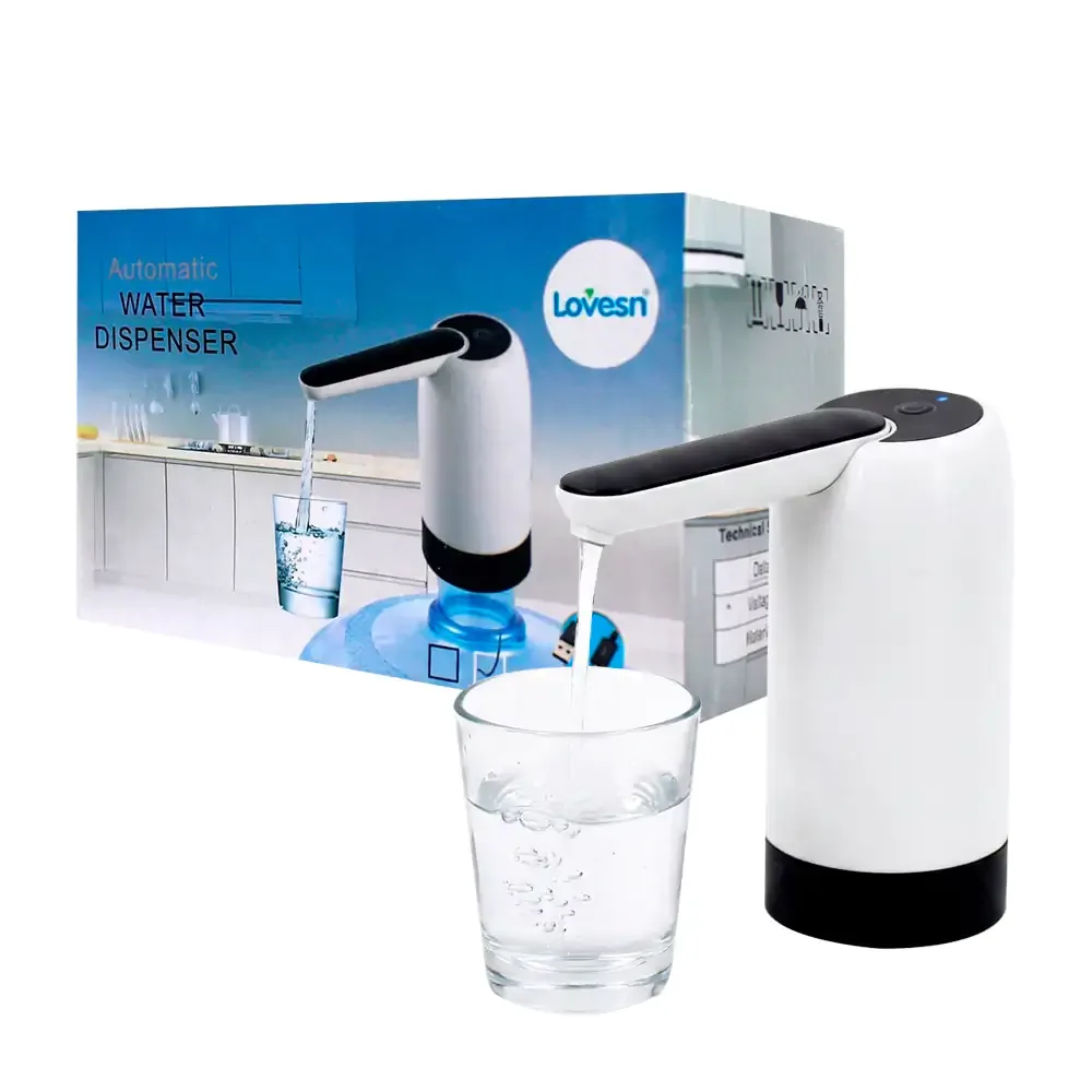 Dispensador automático de agua, recargable con boquilla desmontable, 4w, variedad de colores