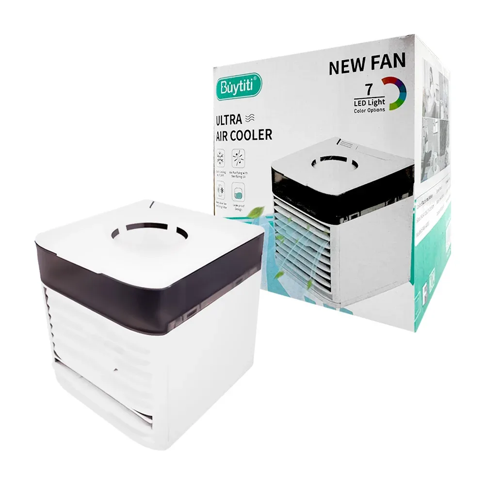 Mini ventilador cooler / ventilador buytiti con luces y 3 velocidades / ultra air cooler / fan-a005