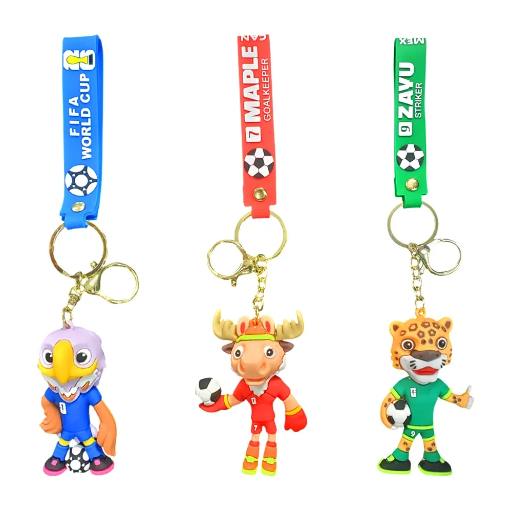 1pza Llavero con forma de animales y banda con frase, variedad de diseños
