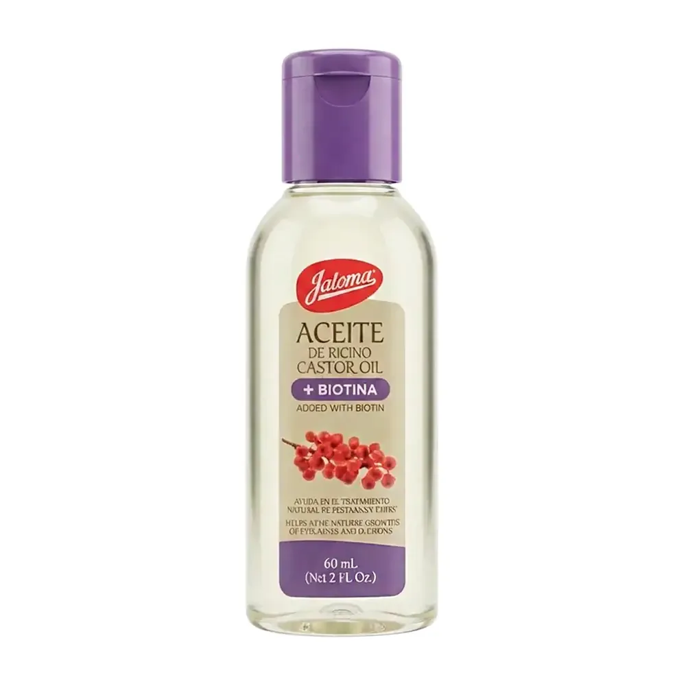 1pza Aceite jaloma de ricino con biotina, 60ml / 031250