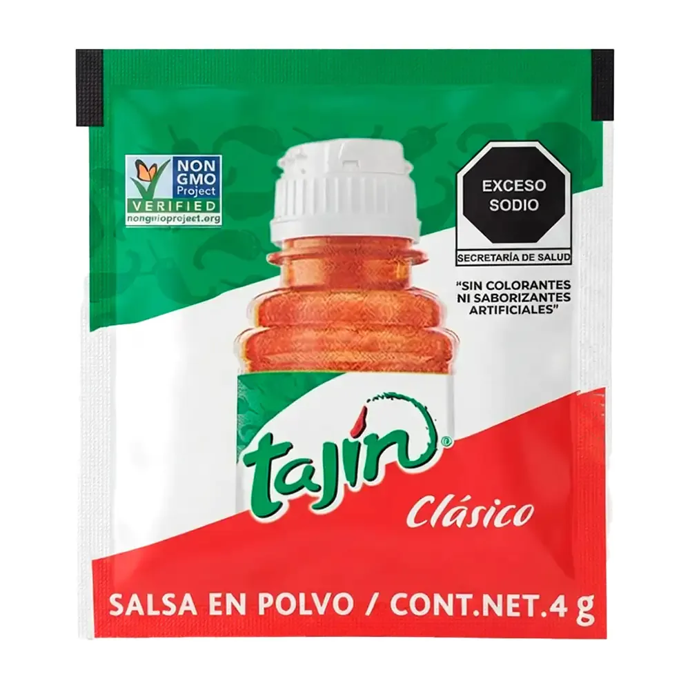 1pza Sobrecito tajín clásico, chile en polvo, 4g / 211139
