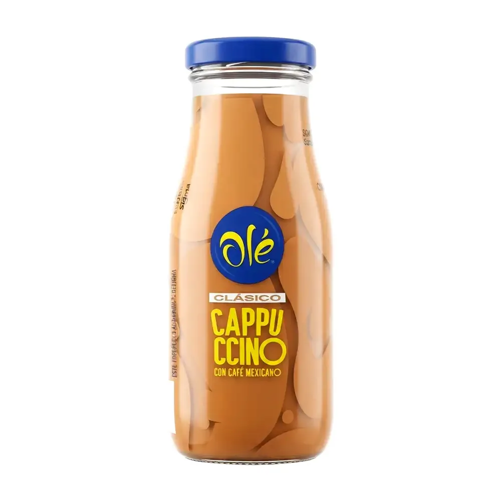 1pza Café olé clásico sabor cappuccino con café mexicano, 281ml / 453194
