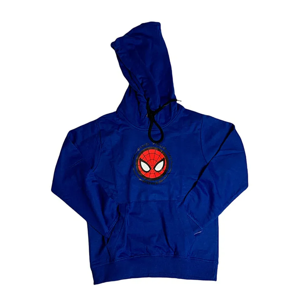 Sudadera de niño con diseño de spider man color azul rey /w21hmk1 variedad de tallas