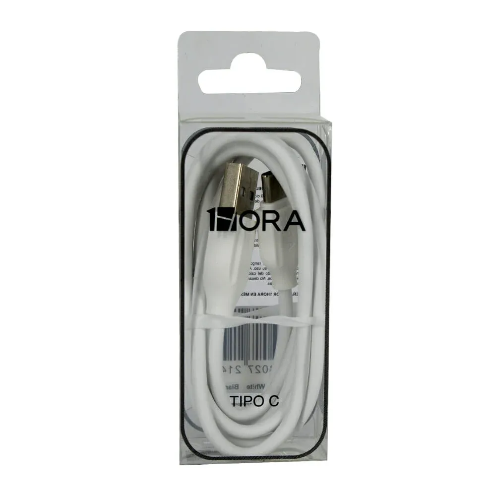 Cable 1hora tipo c de 1 metro, variedad de colores / cab164