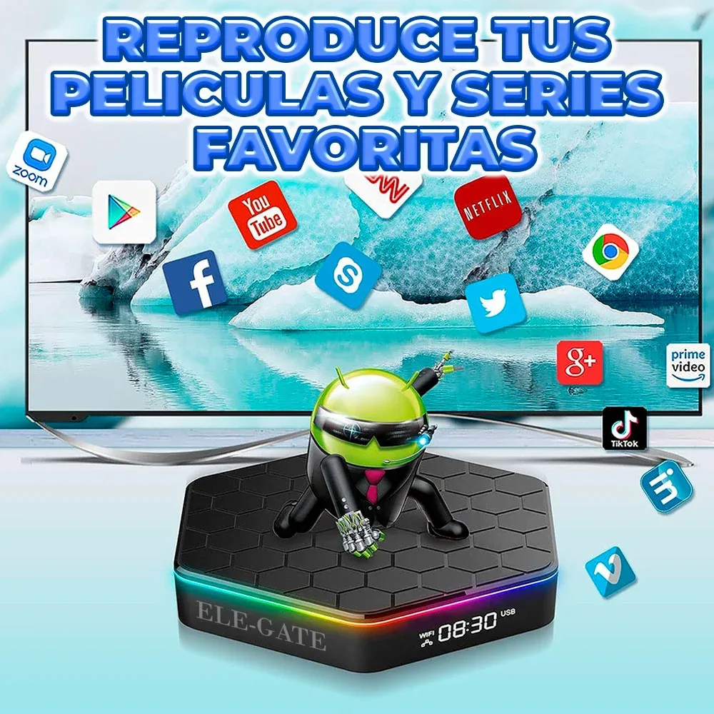 Smart TV Box 6K WIFI 6 2.4+5G H618 chip 4G/32G / jdh.t95zplus