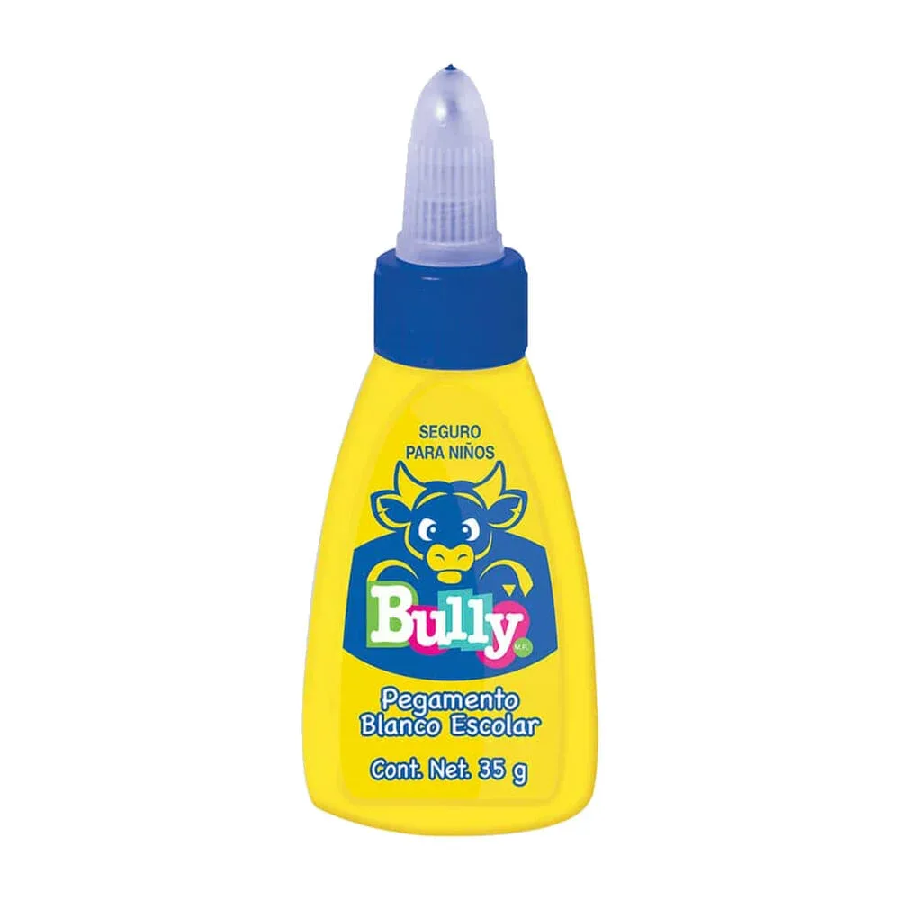 1pza Pegamento resistol líquido blanco bully, 35g