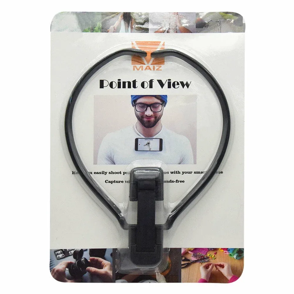 1pza Soporte universal para celular ajustable, para colgar y grabar en el cuello, variedad de funciones / hd125