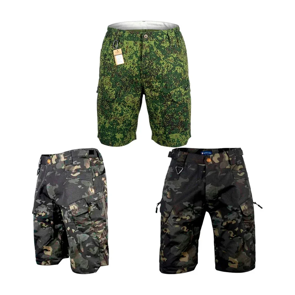 Short táctico 9f9 con estampado militar camuflaje con 10 bolsillos, variedad de tallas / tactical pants / lml-3326