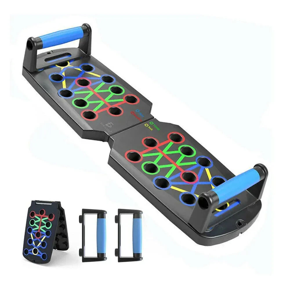 Tabla plegable ele-gate tipo push-up 10 en 1 para ejercicio entrenamiento / hog.38.b
