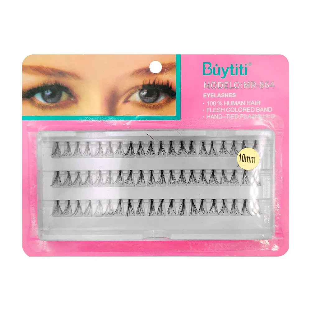 Paquete de pestañas postizas buytiti, adhesivas, con grosor de 10mm / mr-864