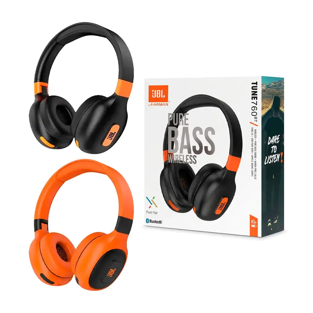Audifonos inalámbricos tipo diadema jbl tune 760 con cancelación de ruido
