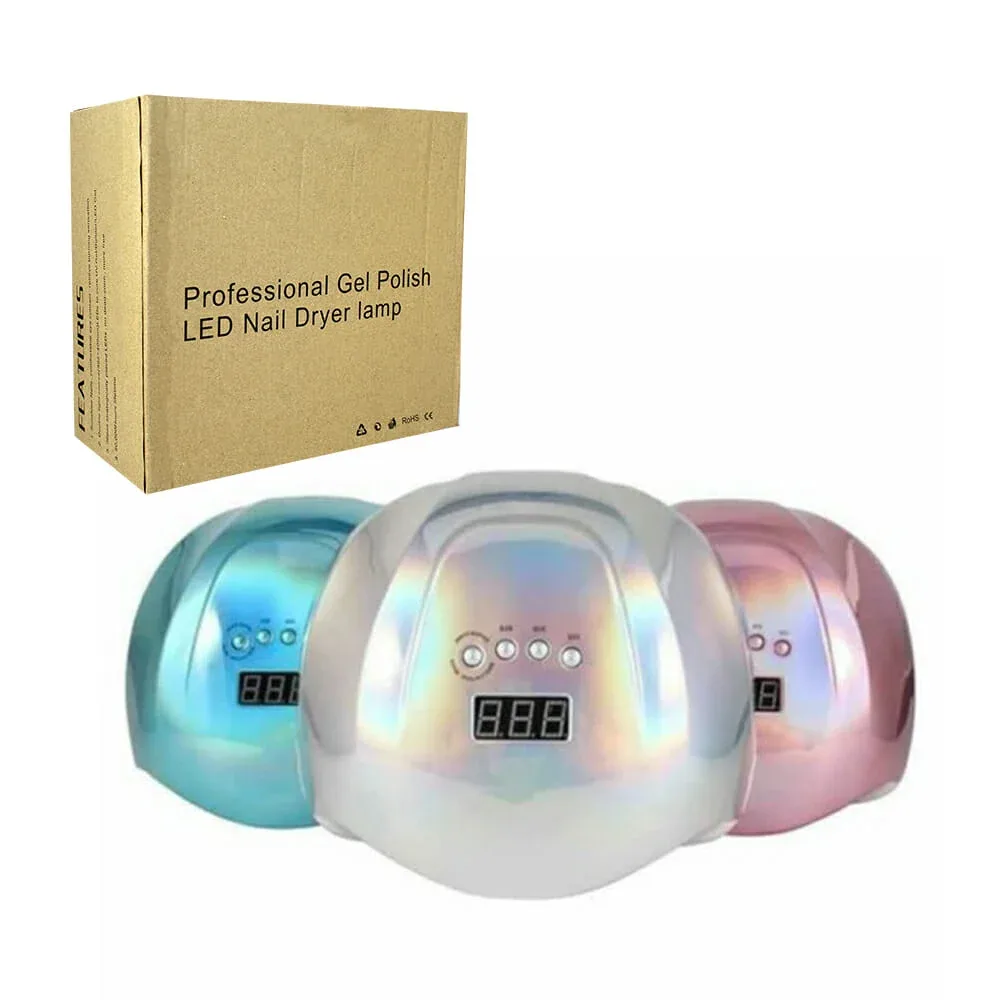 Lámpara de uñas color tornasol metálico, sun x5 plus la-12t
