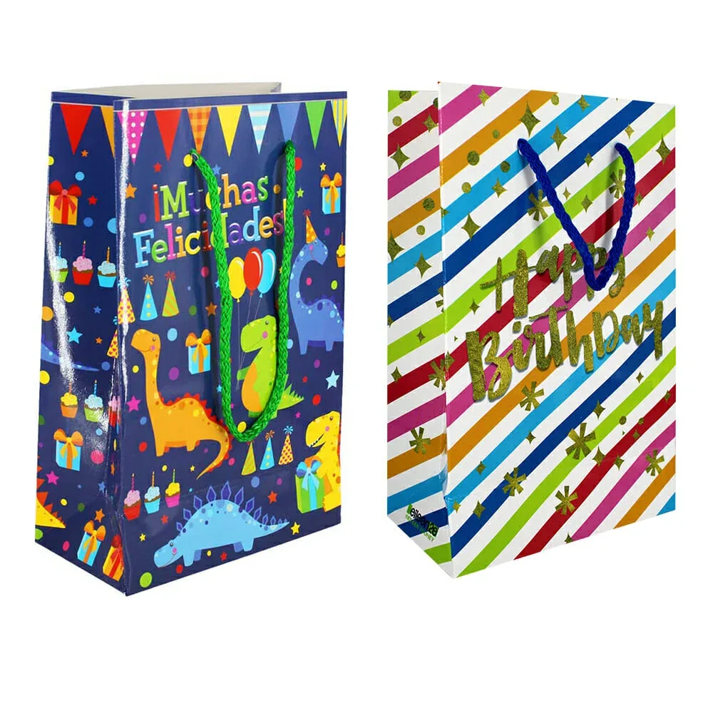 1pza Bolsa chica granmark con diseño estampado de evento ocasión para regalo, variedad de diseños / 847e