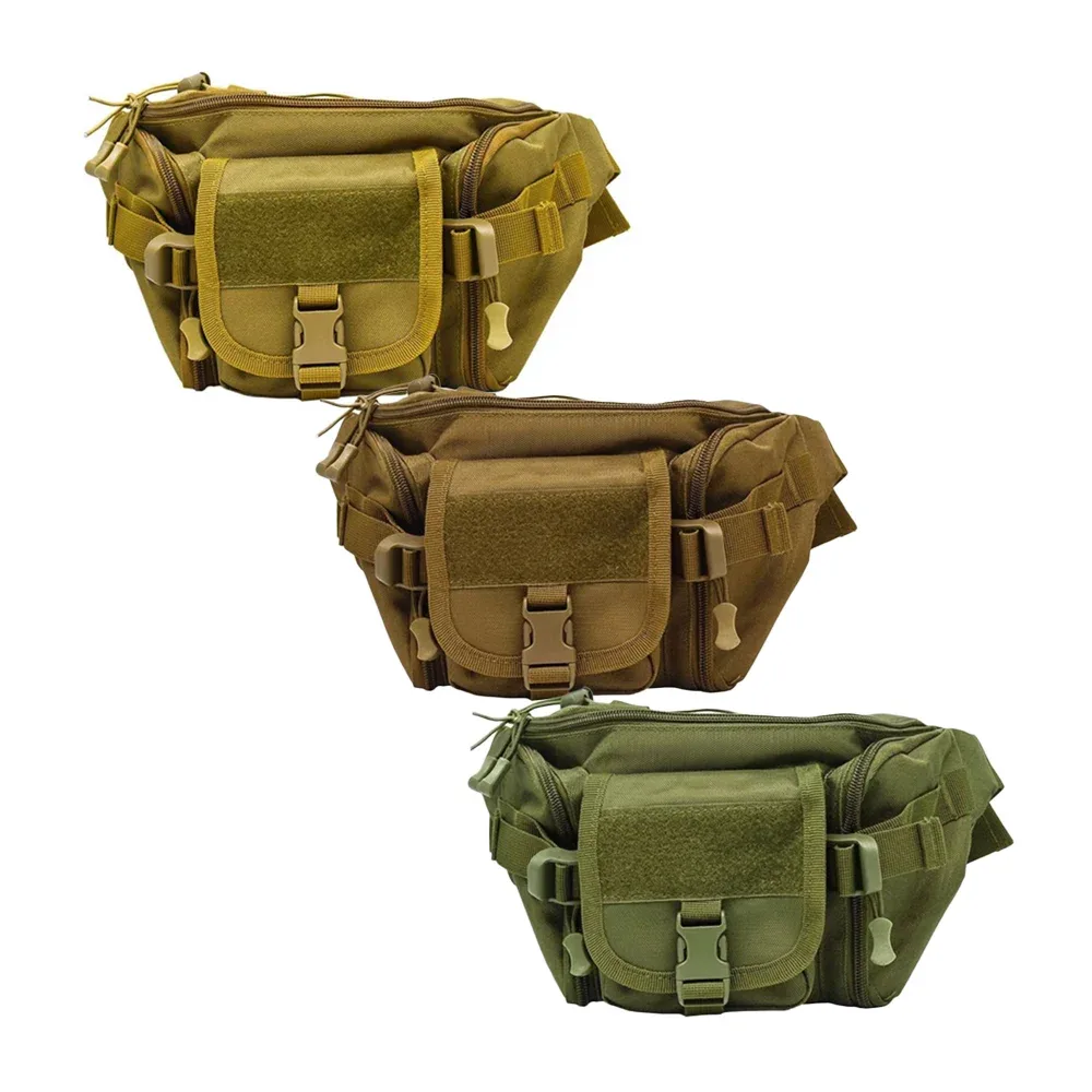 Cangurera táctica lml con 5 compartimentos y broches ajustables, variedad de colores / R0X24