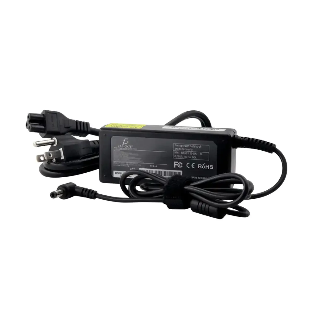 Cargador para laptop compatible lanix 19.5V 3.42A 65W 5.5*2.5mm / Lax.3.42.5525