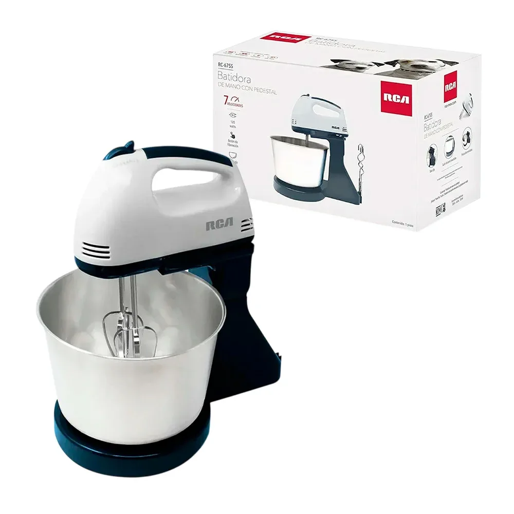 Batidora rca de pedestal con 7 velocidades / rc-67ss