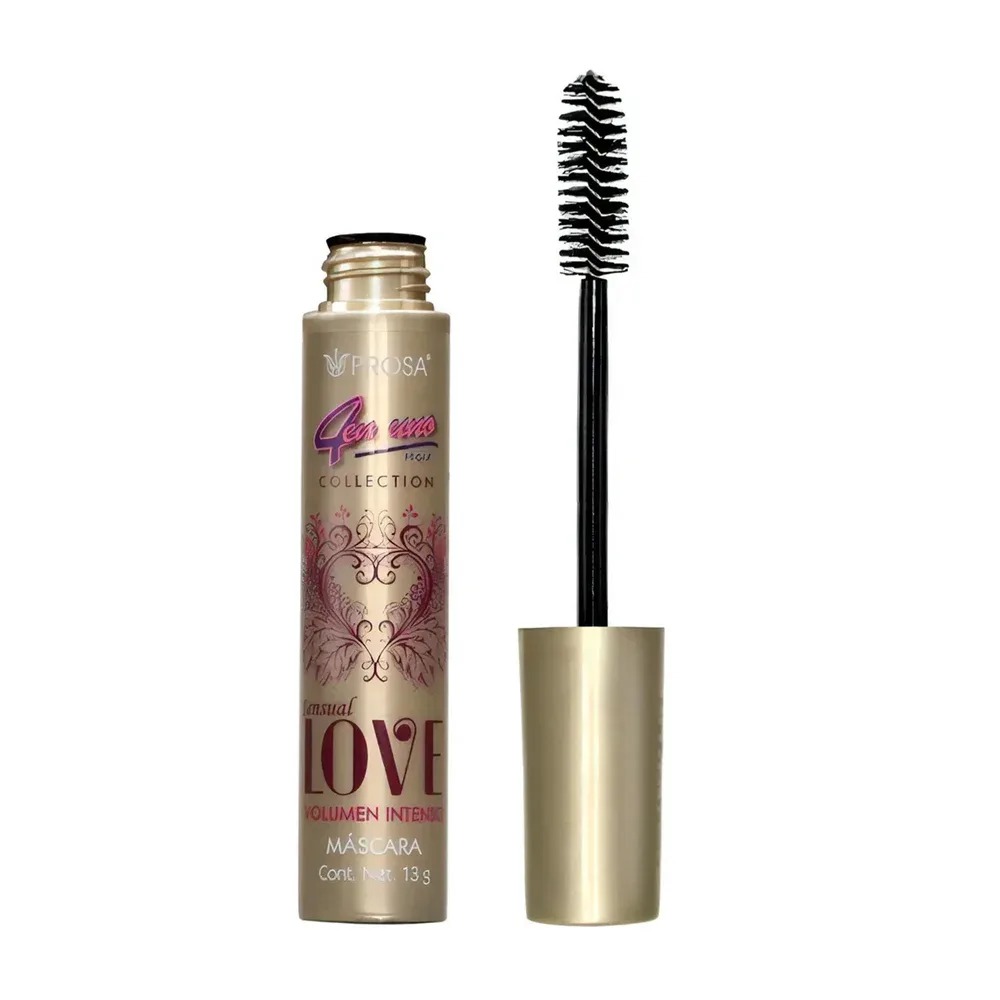 1pza Máscara rímel prosa sensual love, volumen intenso de 13g, 4 en 1