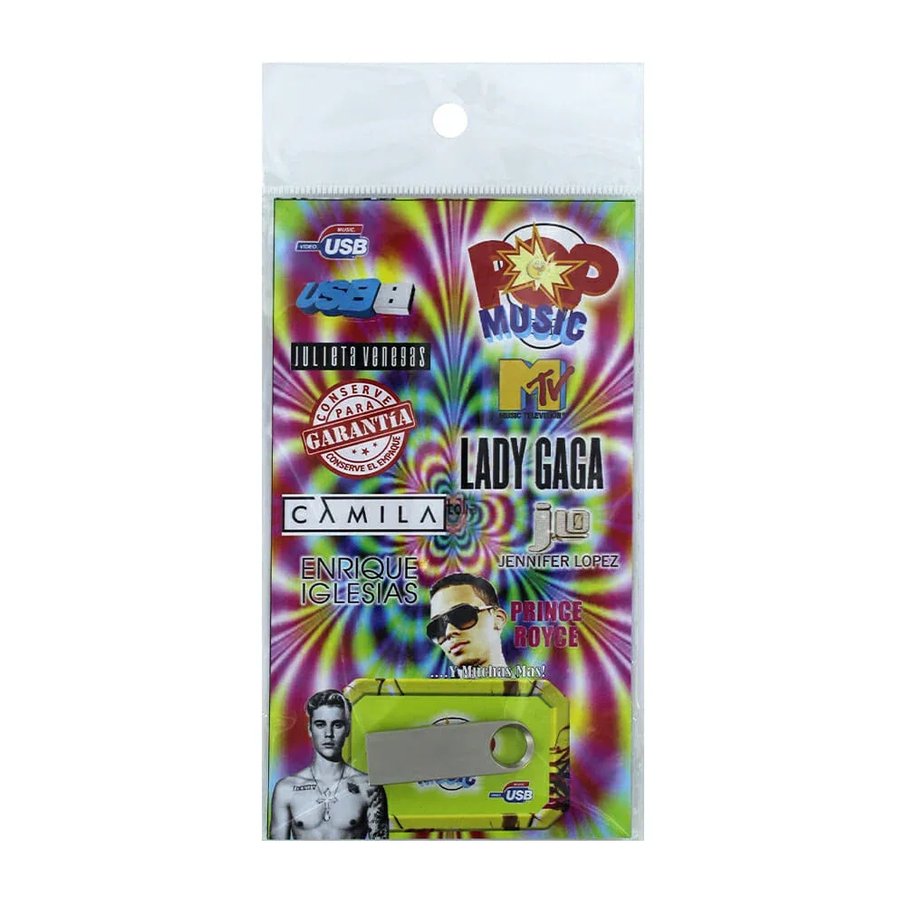 Memoria sd o usb con música incluida, variedad de géneros / m016
