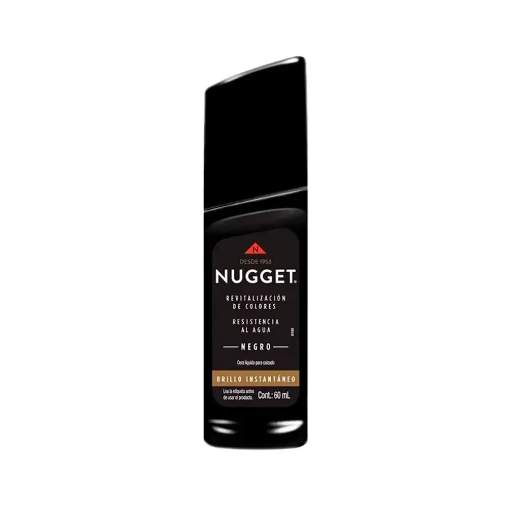 1pza Cera líquida nugget color negro de 60ml para calzado / 743121