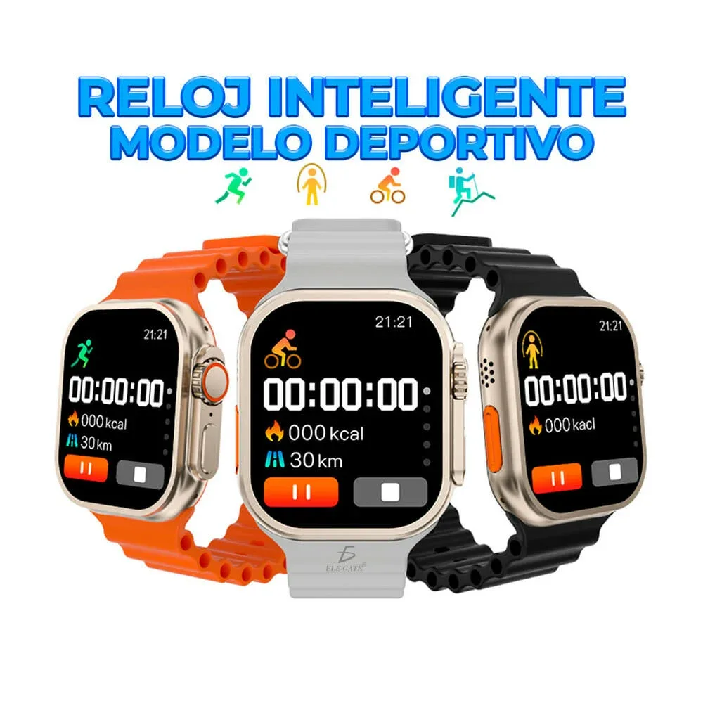 Smartwatch serie s8 ultra max reloj inteligente digital bluetooth, variedad de colores
