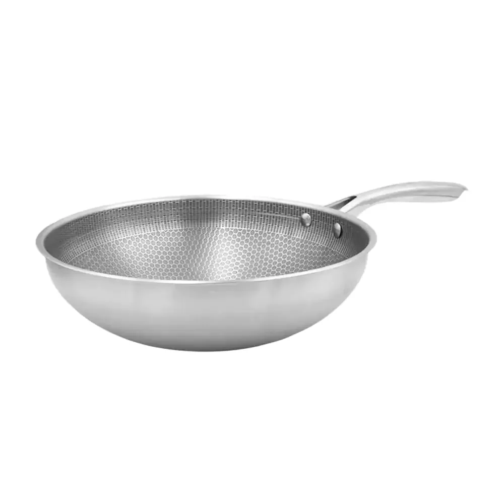 Sartén wok hondo antiadherente konnig de 34cm con mango metálico