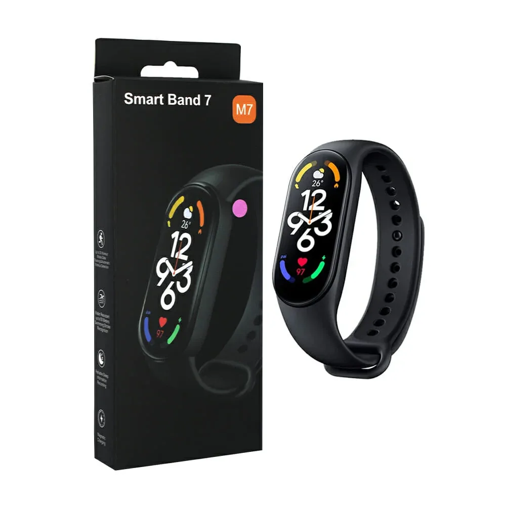 Smart band / banda deportiva m7 con extensible intercambiable de plástico, variedad de colores / sw189