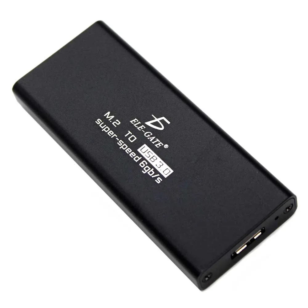 Adaptador de ssd mini case de disco duro m2 a usb 3.0 / con.42