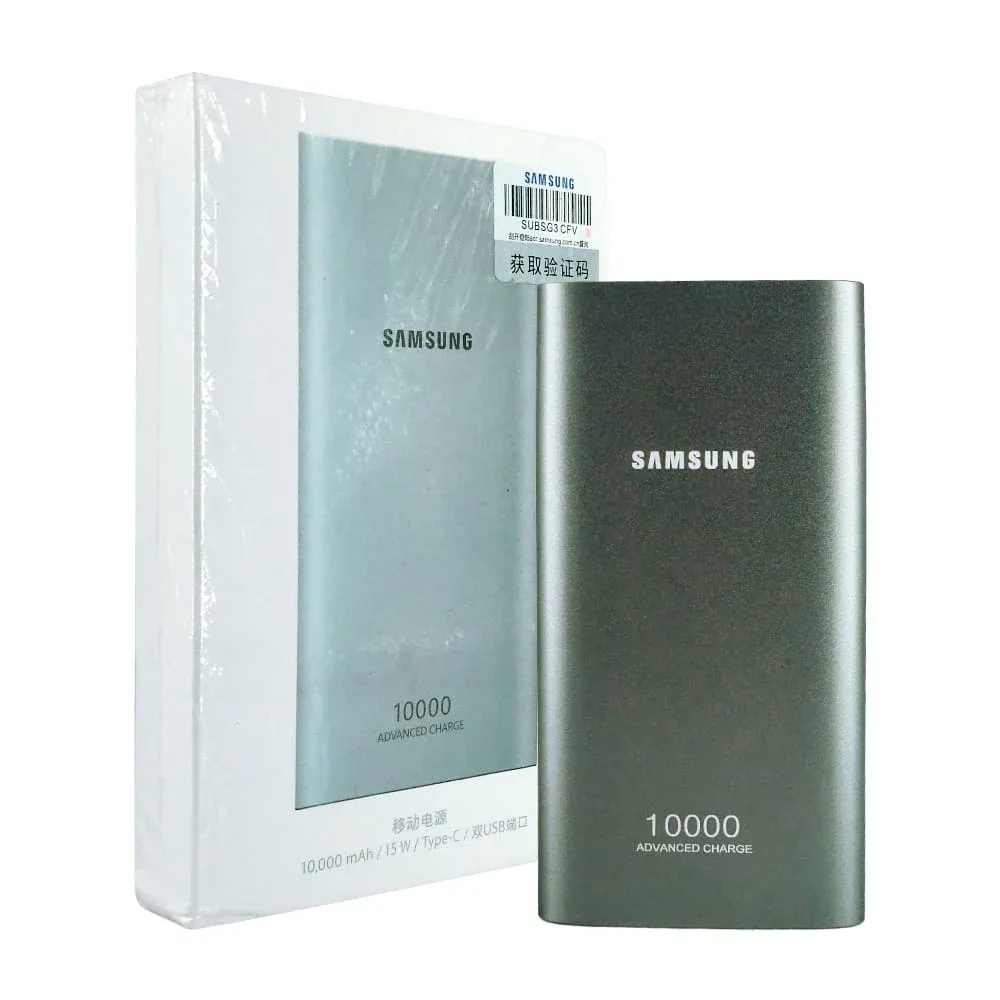 Power bank batería portátil de 10000mah con 2 entradas usb / advanced charge / samsung / a100
