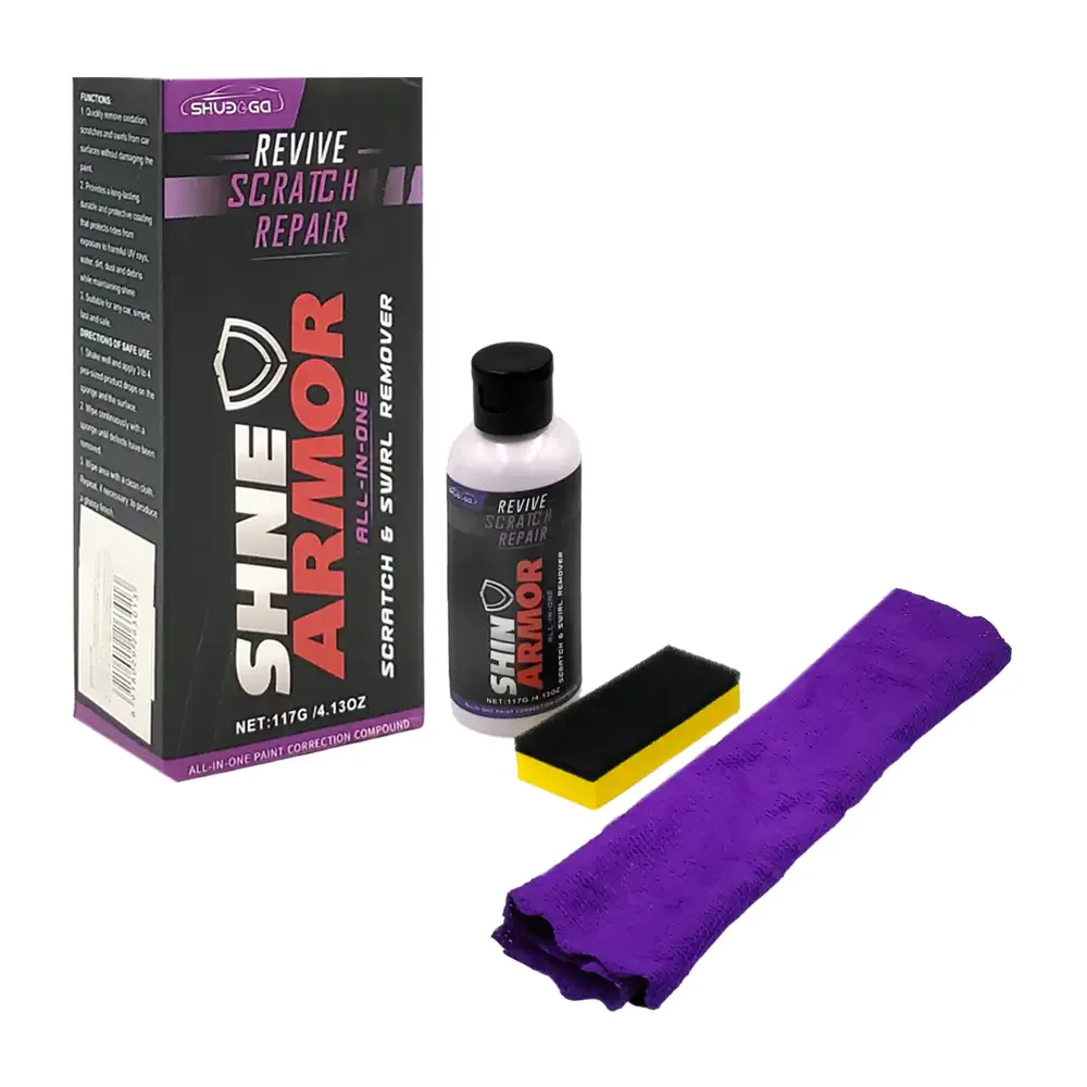 1pza cera para remover la oxidación y disminuir la apariencia de golpes y arañazos + esponja y trapo