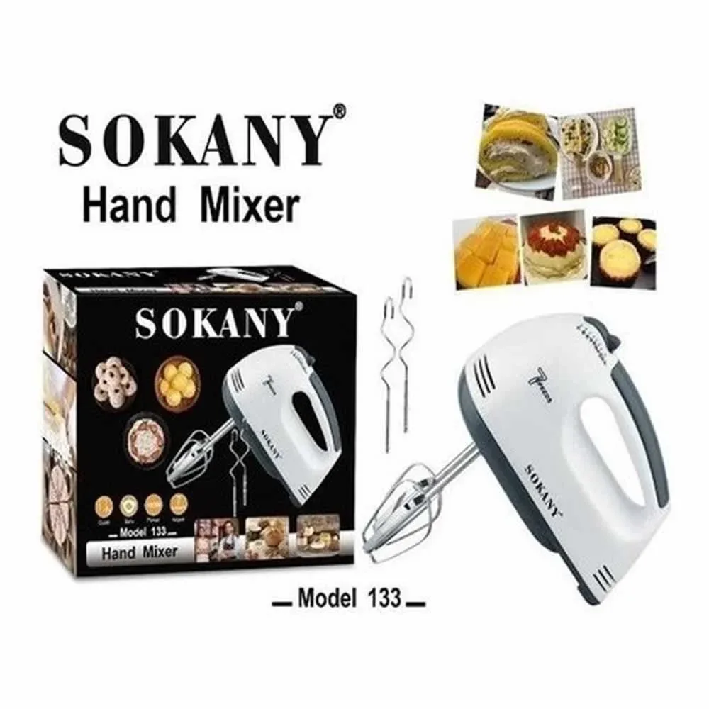 Batidora de mano eléctrica sokany con 7 velocidades 133 / gh7108