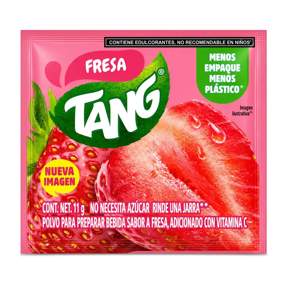 1pza Sobre de tang sabor fresa de 11g / 841941