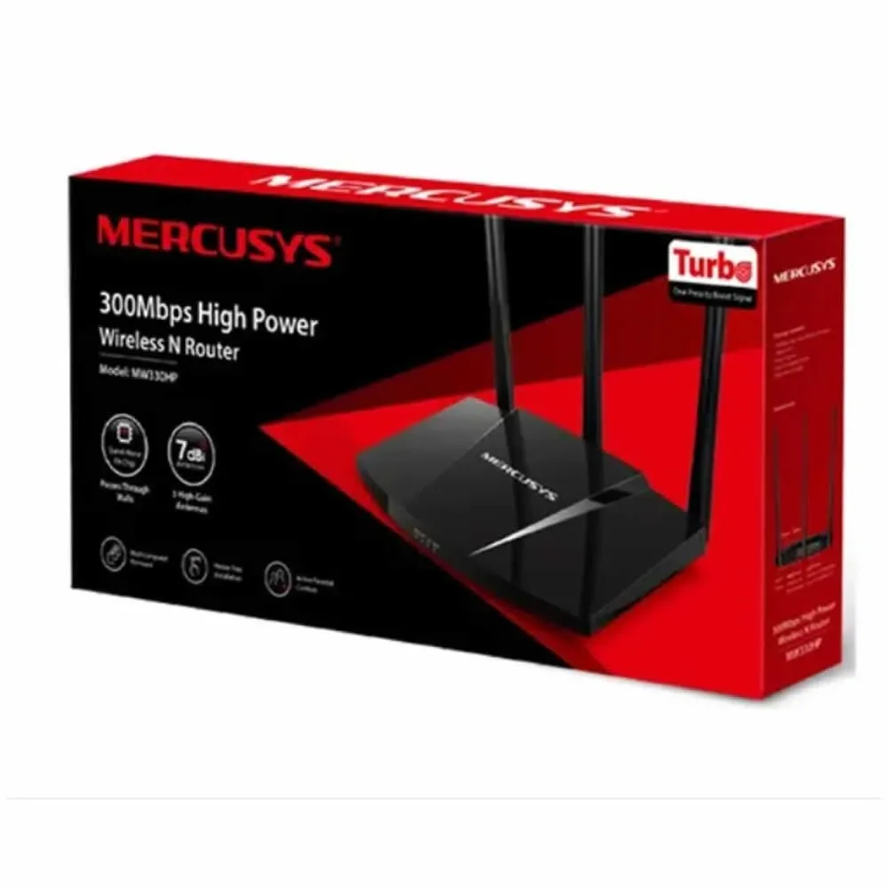 Router alta potencia mercusys 3 antenas mw330hp