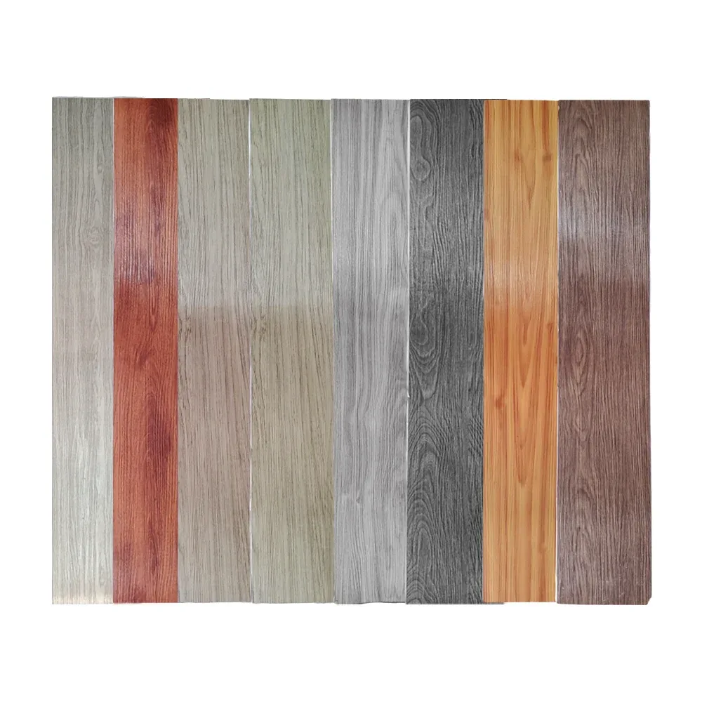 1pza Vinil adhesivo para piso con efecto de madera, 90.5x15cm, variedad de colores / bdt-01