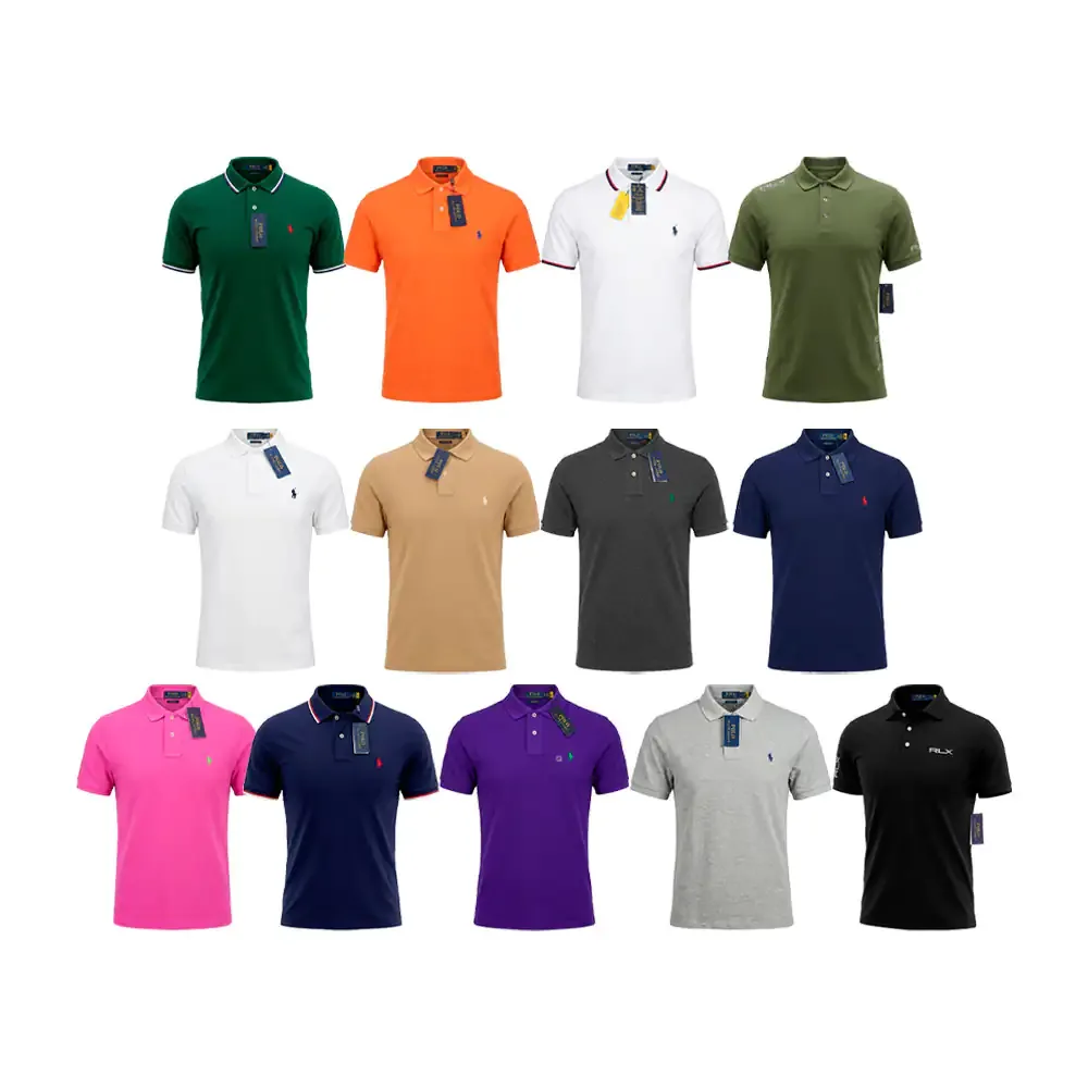 Playera polo ralph lauren original de manga corta, variedad de colores y diseños