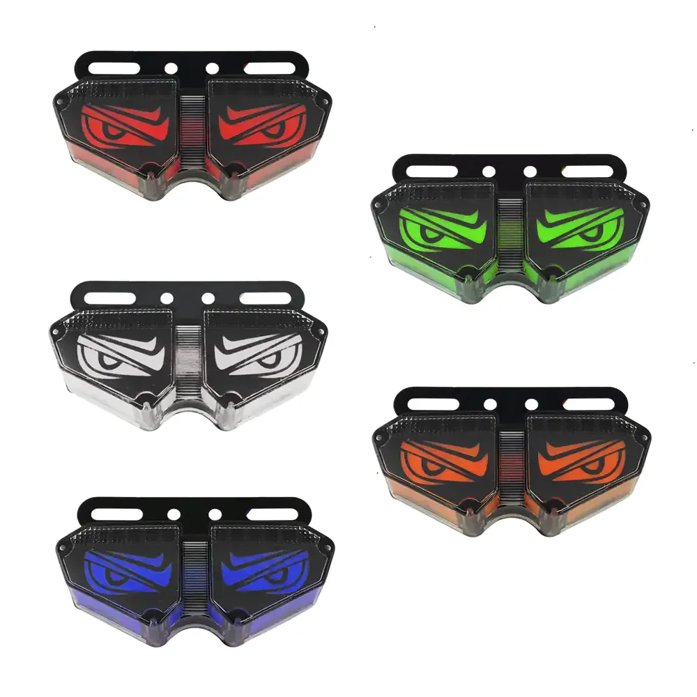 Lámpara en forma de ojos para coche o motocicleta, variedad de colores / lu88313