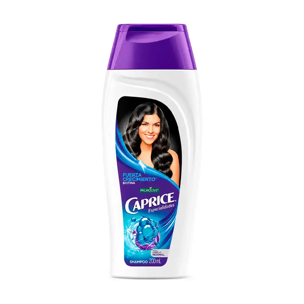 1pza shampoo caprice especialidades biotina para fuerza y crecimiento, 200ml / 073040