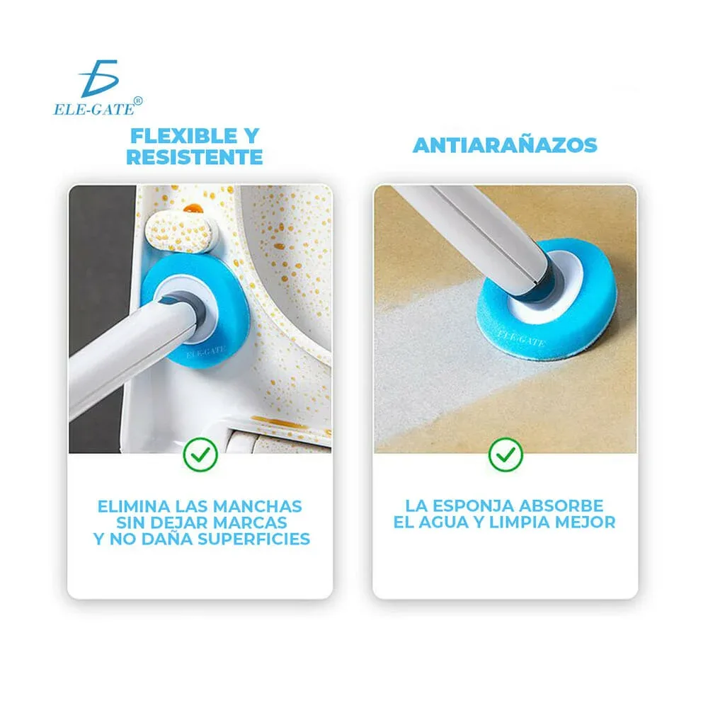 Set de 10 fibras intercambiables y desechables para limpiador de baño / hog.953.p