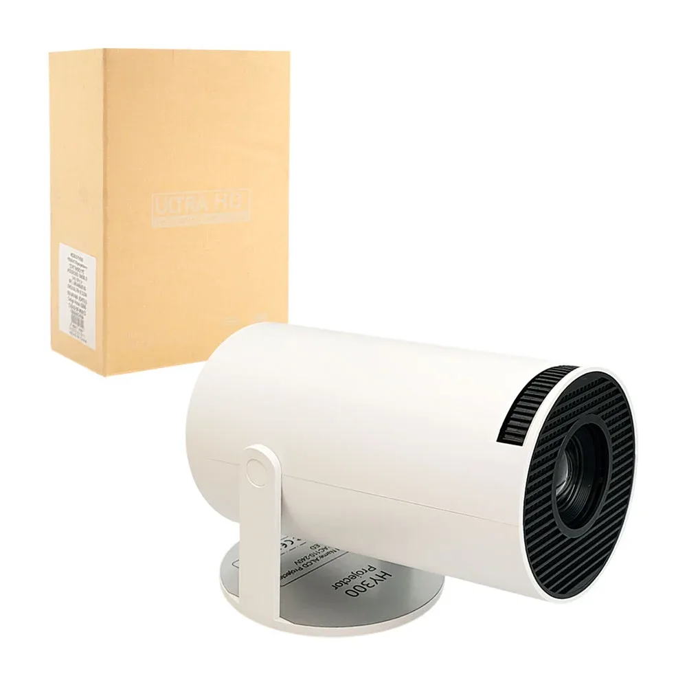 Proyector ultra hd con puerto hd-usb, alta definición, compacto y portátil