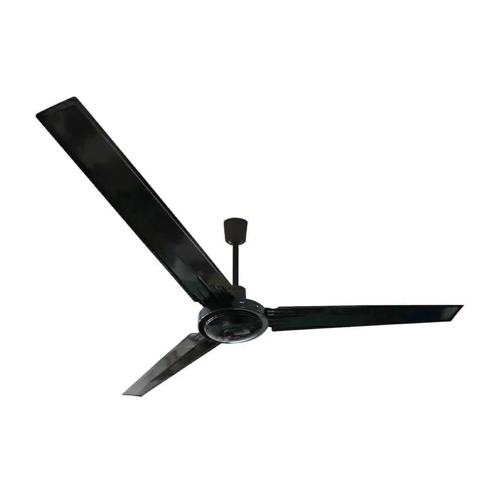 Ventilador tishman de 3 aspas, 65w, color negro, para techo tlcf1020b