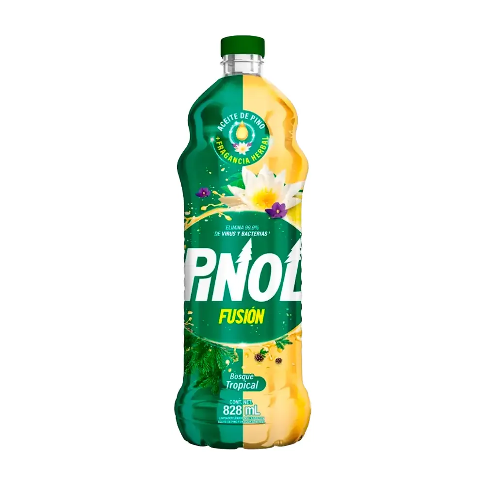 Limpiador pinol fusión bosque tropical, 828ml