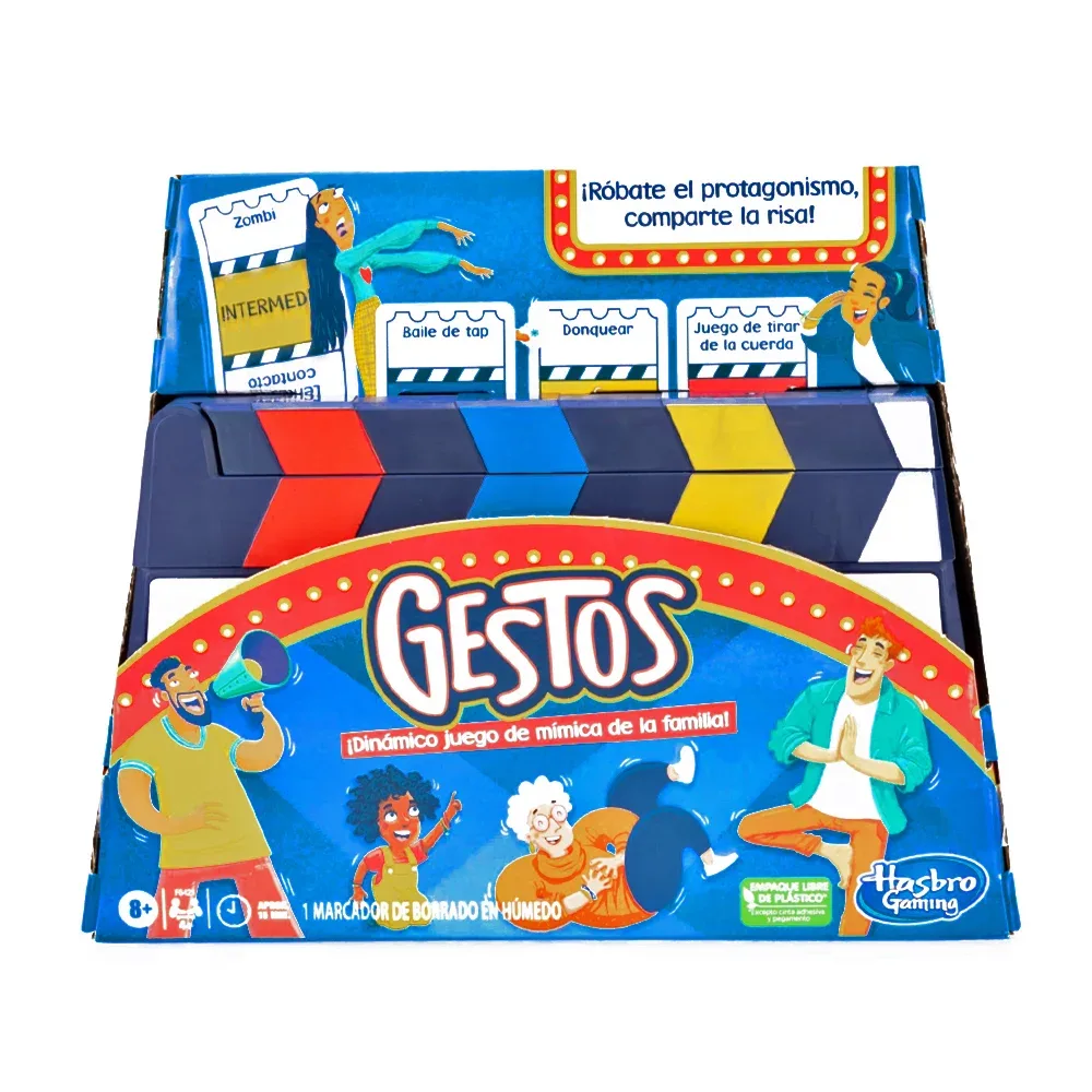 Juego dinámico familiar, gestos, variedad de accesorios / f6421