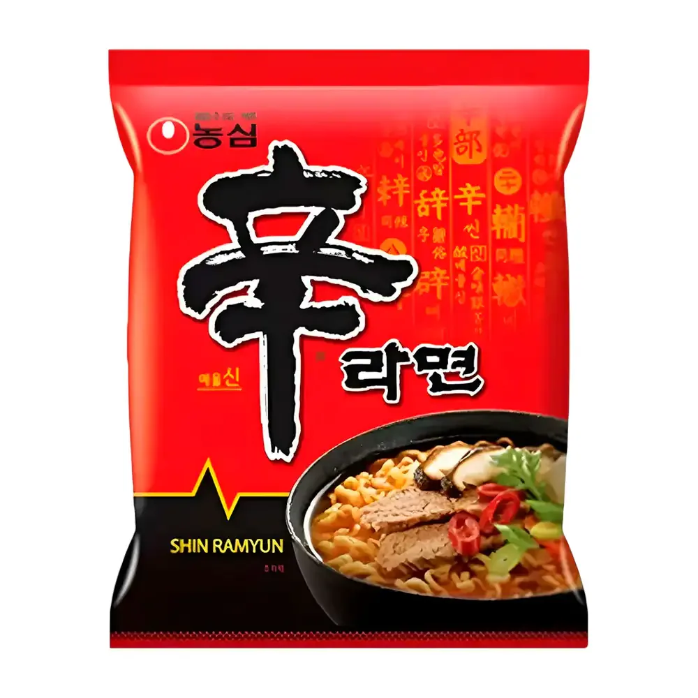 Fideos instantáneos shin ramyun original, ramen picante, 120g / shin