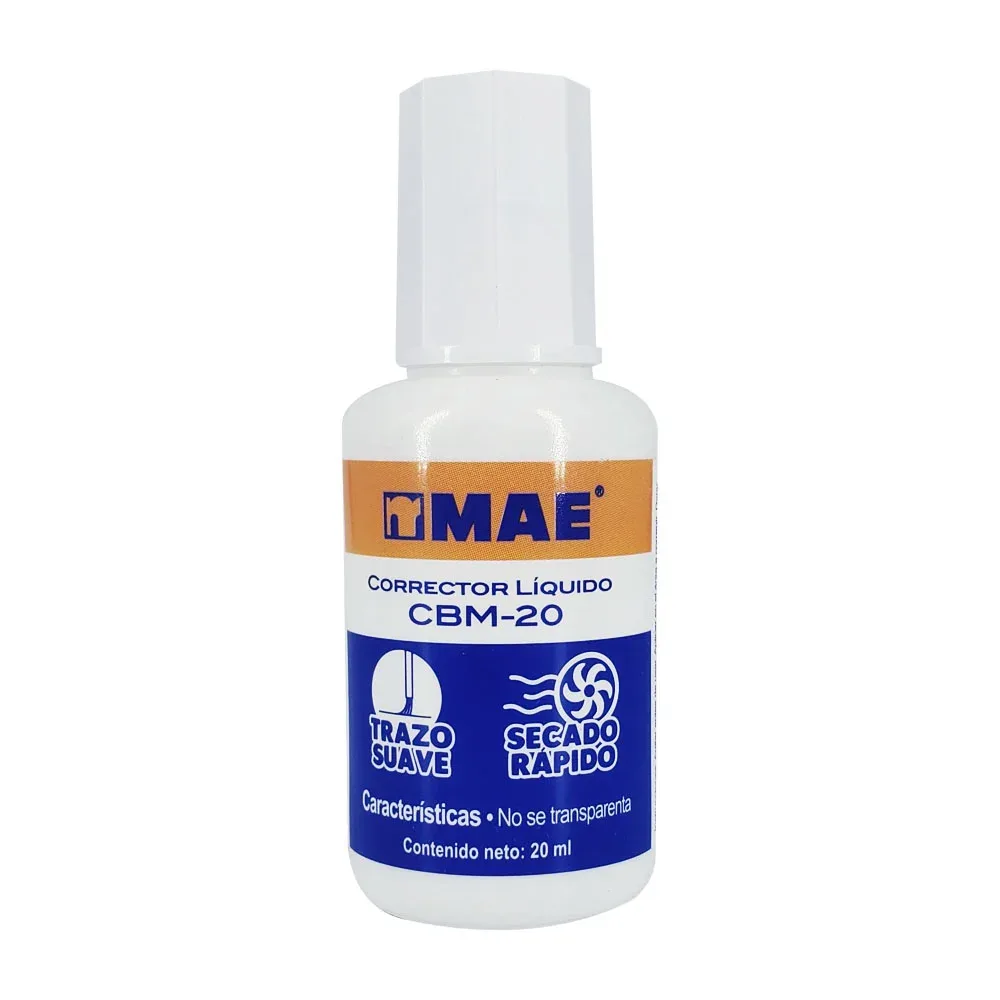 1pza Corrector líquido mae de brocha 20ml / cbm-20