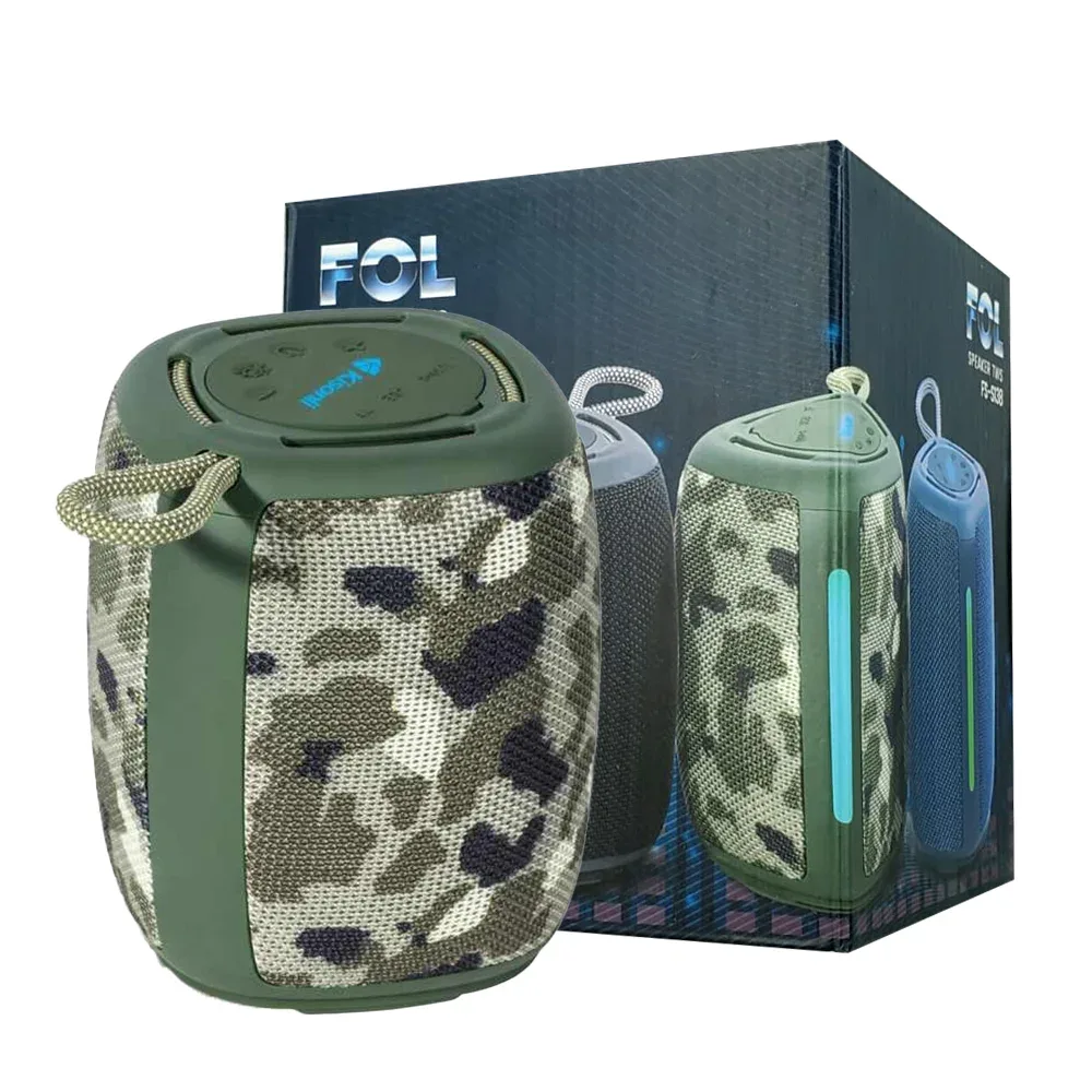 Bocina bluetooth portátil con luz rgb, mini correa de mano y ranuras, variedad de modelos / 539823