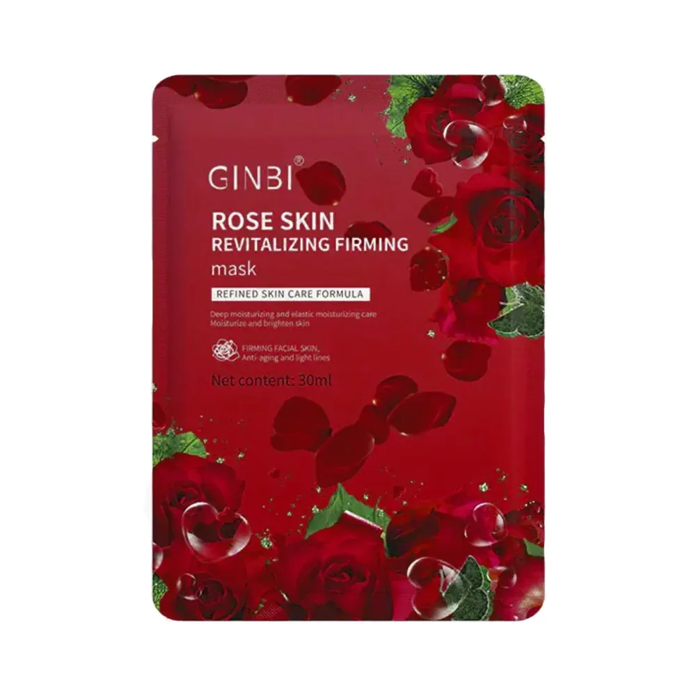Mascarilla facial ginbi con extracto de rosas reafirmante, 30ml / lfs0042