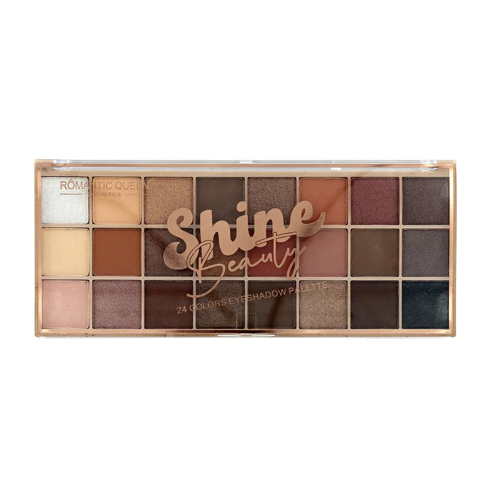 Paleta romantic queen con 24 tonos de sombras para ojos / e801