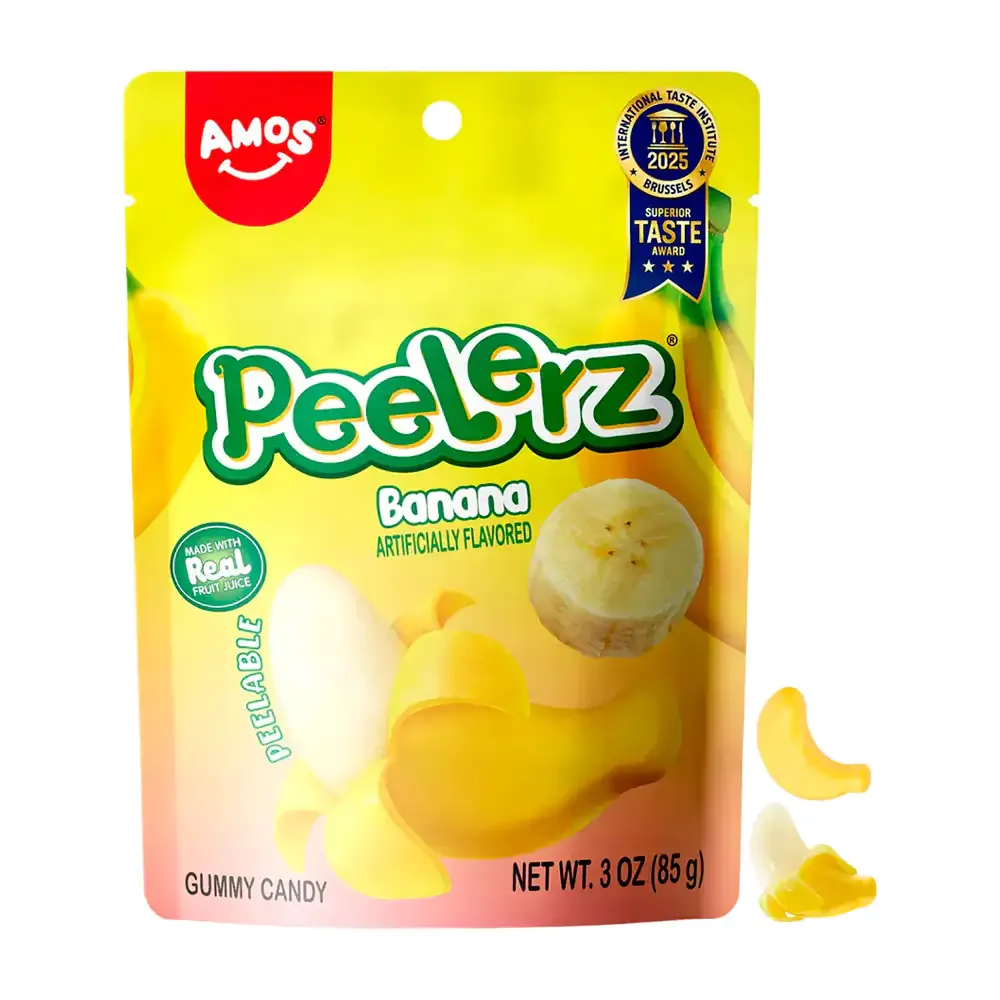Bolsa con gomitas peelerz pelables con sabor a plátano, 85g / 809428