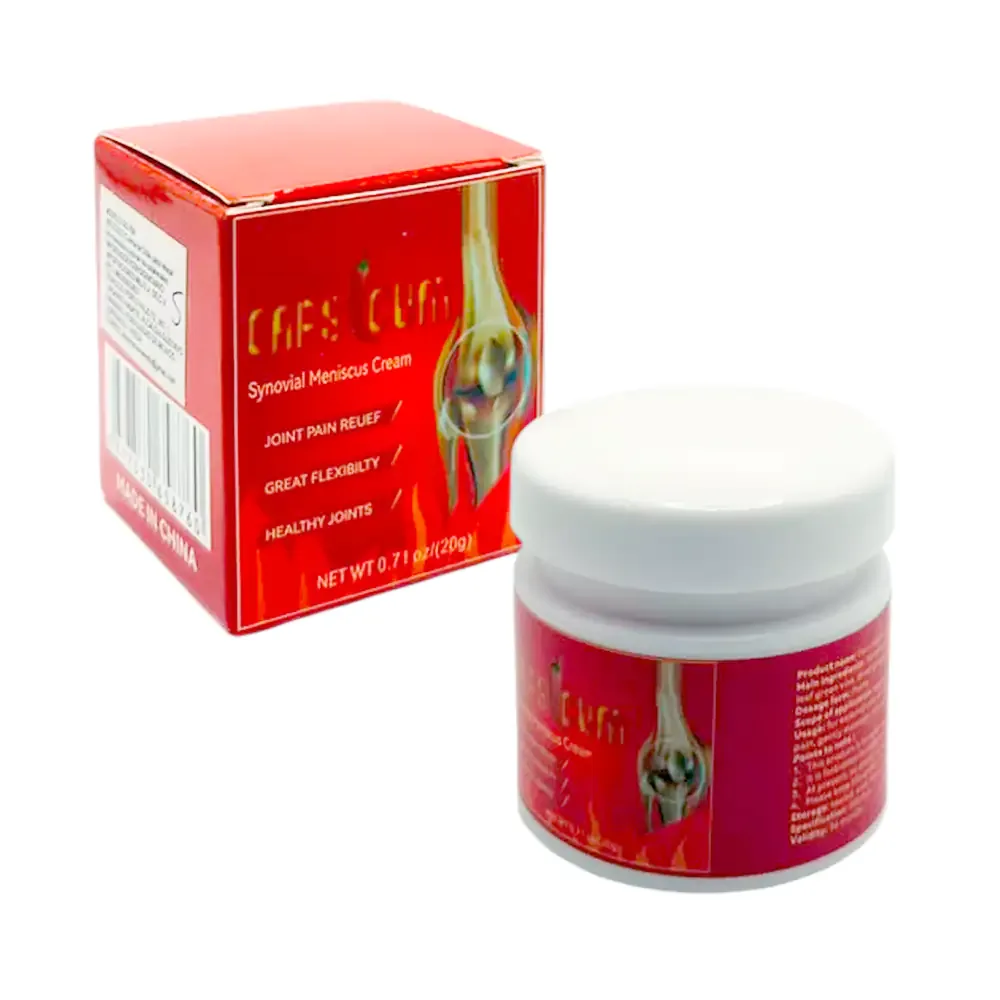 1pza pomada con extractos naturales de chile para disminuir el dolor de rodilla, 20g / gs-700