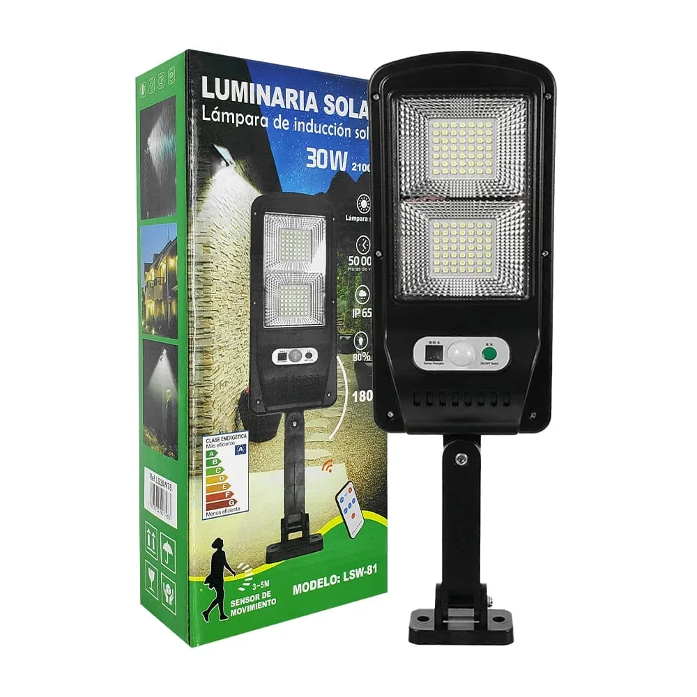 Lámpara de inducción solar tianlai con 2100 lúmenes y 30w / lsw-81